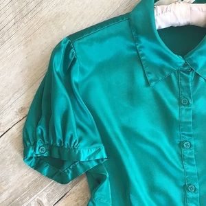 APT 9 Stretch Satin Blouse
